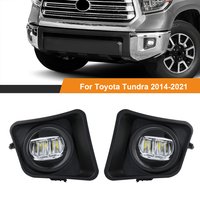Phares antibrouillard à LED pour Toyota Tundra, feux de jour DRL, feux de sauna Angel Eyes, 2014, 2015, 2016, 2017, 2018, 2019, 2020, 12V