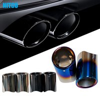 Exhaust Muffler Tip For BMW 5 Series F10 F11 E60 E61 E39 528i 530i 535i 535d Exhaust Tips Muffler Nozzle Tail Throat Decoration