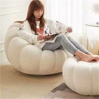 Comfortable Pumpkin Shape Living Room Lazy Sofa Soft Luxury Creative Modern Nordic Bedroom Single Lazy Sofas Home Decorations