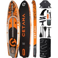 P.F NEW 11'6*35" Extra Wide Two Chamber Inflatable Stand Up Paddle Board For Adults Fishing Boat Inflatable Sup Padel Board