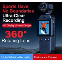 Handheld 360 ° Panoramic Shooting Sports Camera Hanging On The Chest Anti Shake Wifi Transmission Cycling 4K HD Recorder 2026