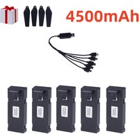 Rechargeable 3.7V 4500mAh Li-ion Battery For RC Drone E88 E88PRO E525 E99 P1 P3 P10 A13 RC Quadcopter Parts Battery
