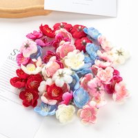 50/100pcs Artificial Flowers Sakura Plum Blossom Wedding Outdoor Garden Home Room Table Valentine's Wreath Diy Gifts Candy Box