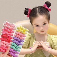 Children's Headband High Elasticity Bow Hair Loop Little Girl Not Harming Good Elasticity Rubber Band Girl Tie Hair Decor Parts