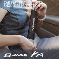 For B-MAX Vignale KA Logo ST Line B Max GT Car Seat Belt Cushion Safety Belt Leather Shoulder Protector Pad Accessories