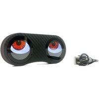 AliExpress 11 Pattern Motorcycle Dynamic Devil Eyes LED Light Motorbike Waterproof Taillight Bicycle Kit Taillight Retrofit Type-C 202 A9I7