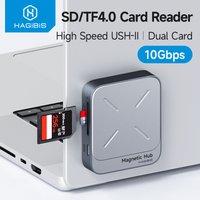 Hagibis Magnetkartenleser SD4.0 312 MB/s USB-C zu SD MicroSD TF Speicherkartenmagnet HUB UHS-II für Laptop iPhone 17/16 MacBook