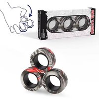 3Pcs Fidget Spinner Magnetic Ring Toys Fingers Magnet Rings ADHD Stress Relief Magical Toys for Adult Kids Anxiety