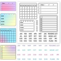 1pc Planning Calendar Plan Clear Stamps Schedule Stamps Calendar Silicone Clear Stamp Seals for DIY Scrapbooking Photo Album