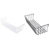 Metal Wall Hanging Storage Basket Organizer Rack Multipurpose Iron Wire Shelf for Kitchen Pantry Bathroom Laundry Cabinets