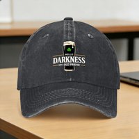 Hello Darkness My Old Friend Vitamin G Funny Quote Casual Baseball Cap For Men Summer Hunting Trucker Hat Print Baseball Caps