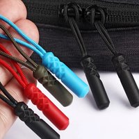 5/10pcs Zipper Pull Puller End Fit Rope Tag Replacement Clip Broken Buckle Fixer Zip Cord Tab Travel Bag Suitcase Tent Backpack
