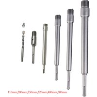 1pc 110-500mm Concrete Hole Opener Electric Drill Bit Hollow Core Cement Round SDS For Air-conditioning Installation