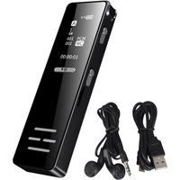 Voice Recorder 10 Meter Distance Digital Voice Activated Audio Recording Portable Noise Reduction Audio Recorder Mini MP3 Player