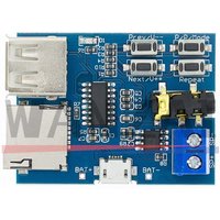 1pcs TF card U disk MP3 Format decoder board module amplifier decoding audio Player