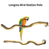 【xxx】Birdcage Accessories Parrot Perch Bird Stand Tree Stick Paw Grinding Fork Parakeet Climbing Bird Standing Branches Toys