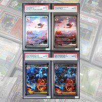PHANTASMAL FLAMES 125 MEGA CHARIZARD EX DIY PROXY 2025 PTCG COLLECTION CARD SPECIAL ILLUSTRATION HOLOGRAPHIC LABELS CHILD GIFTS