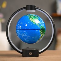 14cm Levitation Floating Globe 360° Rotating World Map Home Office Decor Creative Gift for Birthday Christmas Kids Friends