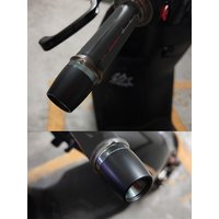AliExpress NONE 1 Pair Universal Motorcycle Handle Bar Ends Grips CNC Metal Handlebar Counterweight Plug Slider Motor Bike Grips Accessories