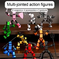 Creative Multi-Jointed Movable Shapeshift Robot 3D Printed Mannequin Dummy Action Model Doll Toy Kid Christmas Decora Gift