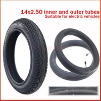 High Quality Rubber Electric Bicycle Electric Bike for Electric Bicycles 14x2.50 64-254 Inner and Outer Tires 14 Inches E-Bike