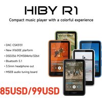 HiBy R1 HiFi Audio Music Player MP3 USB DAC WiFi Bluetooth 5.1 DSD256 PCM384kHz/32bit X1600E CS43131 MSEB Web Radio 3.5mm Output image 4
