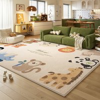 Cartoon Style Bedroom Decor Carpet Thicken Plush Carpets for Living Room Large Area Children's Floor Mat Fluffy Soft Bedside Rug