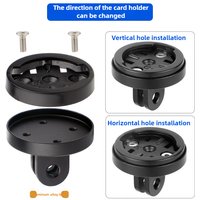 Adjustable Direction Adaptor for Headlight Rear Radar Light Mount Compatible with Garmin Bryton Wahoo Sports Camera Magicshine