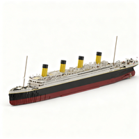 NEW 21088PCS MOC Creative Model Rms Titanic DIY Ideas Assembly Building Blocks Birthday Gift Display Collectible Display Gift
