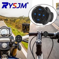 Wireless Bluetooth-compatible Remote Controller Media Button Car Motorcycle Bike Steering Wheel Music Play for IOS Android Phone