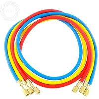 Low Loss 0.9M-1.8M AC Fit A Set Tube Kit Hose for R134A R12 R22 Refrigerant Air Conditioning Manifold Gauge Charging Hose