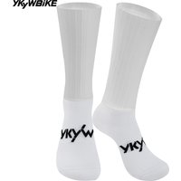 AliExpress YKYWBIKE 2026 Cycling Aerodynamic Socks Sports Aero Socks Anti Slip 3D Stripe Road Bike Race Socks Bicycle High Speed MTB Socks