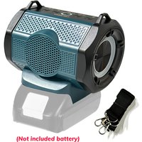 Bluetooth Speaker for Makita 18V Li-ion Battery With USB Type-C Port Cordless Small Speaker for Jobsites, Home and Party
