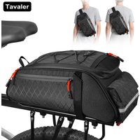 AliExpress NONE New Bike Trunk Bag Upgrade 900D 10L Large Capacity Anti-Tear Multi-Use Quick Install fixing Commuting outdoor Bicycle Accessory