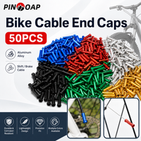 PINMOAP Bicycle Cable End Caps Brake Shift Wire Crimp Tips For Mtb Road Bike Inner Cable Repair Cycling Accessories Pack Set