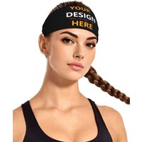 AliExpress MINISO Custom Custom Your Design Here Sports Sweatband for Cycling Personalized Customized Logo Printed Quick Drying Headband Men Women
