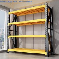 Shelf Storage Rack Warehouse Supermarket Storage Room Multi-layer Storage Metal Household Cabinet Balcony