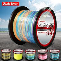 ZUKIBO 3000M Multifilament PE Line 4 Strands Braided Fishing Line 1000M 4X Weaves Japan Super Strong Carp Fishing Line Saltwater