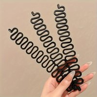 Hair Braiding Tool Set - Plastic Hair Accessories for Perfect Hairstyles - Cute Sweet Bowknot Fishbone & Butterfly Ponytails