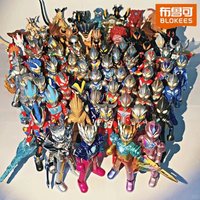 Genuine Blokees Ultraman Galaxy Edition Wave 1-16 Mystery Blind Box Building Blocks Assembly Surprise Collect Figure Toy Gift