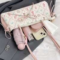 Women Sweet Bow Shoulder Crossbody Women Bag Cute Print Casual Tote Daily Commuter Female Shoulder Bag