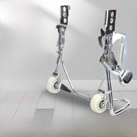Universal Double Stand Bicycle Rear Footrest Two-Wheel Self-Balancing Vehicle Stair Climber Folding Support Frame