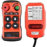 New Q400 4 buttons single speed Industrial Wireless Radio Crane Remote Control switches winches Hoist track Crane Lift Control