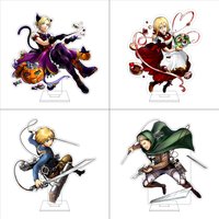16CM Anime Attack on Titan Cosplay Acrylic Figure Stand Plate Jean Kirstein Hange Zoe Rivaille Ackerman Ornaments Gifts