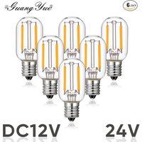 Low Voltage T22 Light Bulbs DC 12V 24V E14 E12 Led Bulb Energy Saving 1W Warm White For RV Landscape Lights Decoration Outdoor