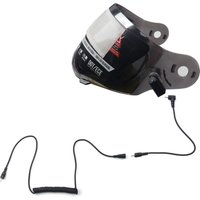 【LANO】 RCA male to female / angled male connector with lock clip Power Cold-resistant cable for Motorcycle Helmet heating film