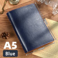 Vintage A5/A6 Notebook Loose-leaf PU Leather Travel Journal Detachable Shell Binder Notepad Student
