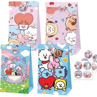 BT21 Cartoon Party Festival Limited Edition Gift Bag Birthday Party Companion Gift Storage Cute Appearance Candy Packaging Paper