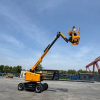 Hot Sale Mini 16m Four Wheel Drive Articulated Boom Lift Telescopic Boom Lift Crank Arm Lift Work Platform Electric Boom Lift