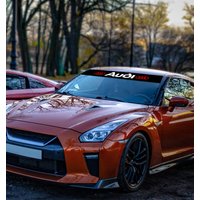 Car Front Windshield Sticker Front And Rear Decorative Decal Sticker Shape For Audi A3 A4 B5 B6 B8 A3 8P 8V 8L A5 A6 C6 C5 A1 A7